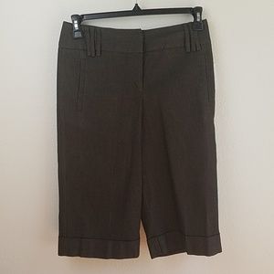 New Direction Brown Dress Capris NWT Size 4